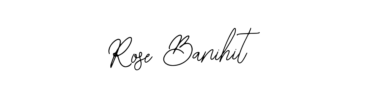 Bearetta-2O07w is a professional signature style that is perfect for those who want to add a touch of class to their signature. It is also a great choice for those who want to make their signature more unique. Get Rose Banihit name to fancy signature for free. Rose Banihit signature style 12 images and pictures png