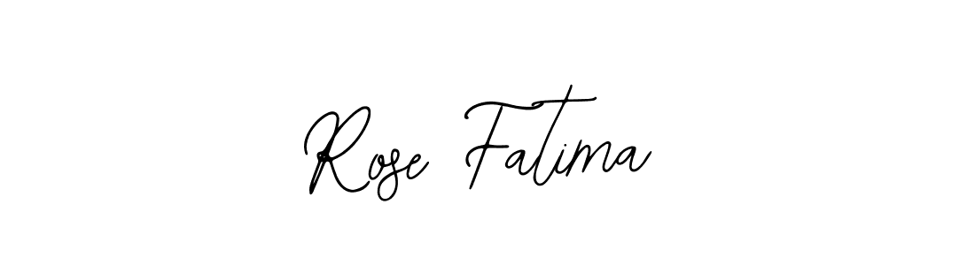 Make a beautiful signature design for name Rose Fatima. With this signature (Bearetta-2O07w) style, you can create a handwritten signature for free. Rose Fatima signature style 12 images and pictures png