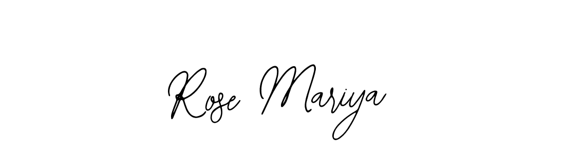 Make a beautiful signature design for name Rose Mariya. With this signature (Bearetta-2O07w) style, you can create a handwritten signature for free. Rose Mariya signature style 12 images and pictures png