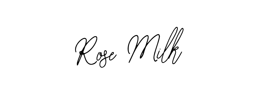 The best way (Bearetta-2O07w) to make a short signature is to pick only two or three words in your name. The name Rose Milk include a total of six letters. For converting this name. Rose Milk signature style 12 images and pictures png