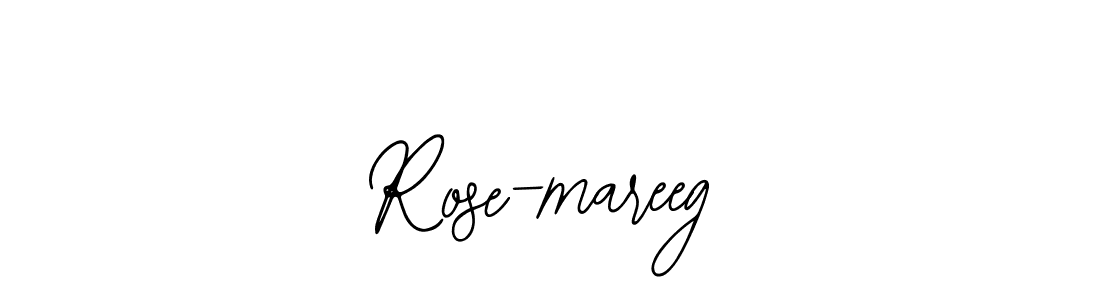 How to make Rose-mareeg name signature. Use Bearetta-2O07w style for creating short signs online. This is the latest handwritten sign. Rose-mareeg signature style 12 images and pictures png