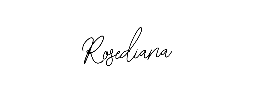 You should practise on your own different ways (Bearetta-2O07w) to write your name (Rosediana) in signature. don't let someone else do it for you. Rosediana signature style 12 images and pictures png