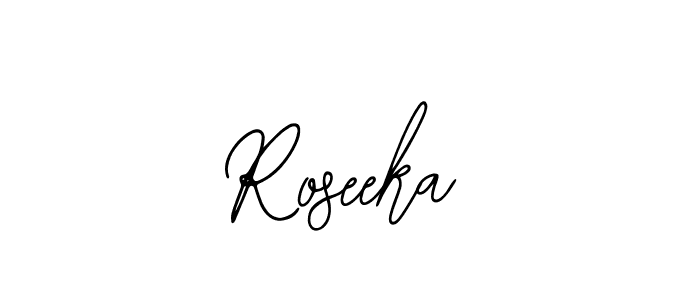 Make a beautiful signature design for name Roseeka. Use this online signature maker to create a handwritten signature for free. Roseeka signature style 12 images and pictures png