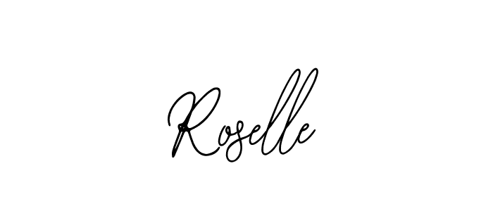 You should practise on your own different ways (Bearetta-2O07w) to write your name (Roselle) in signature. don't let someone else do it for you. Roselle signature style 12 images and pictures png