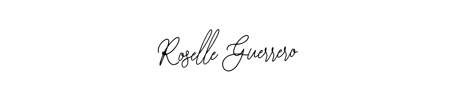 Similarly Bearetta-2O07w is the best handwritten signature design. Signature creator online .You can use it as an online autograph creator for name Roselle Guerrero. Roselle Guerrero signature style 12 images and pictures png