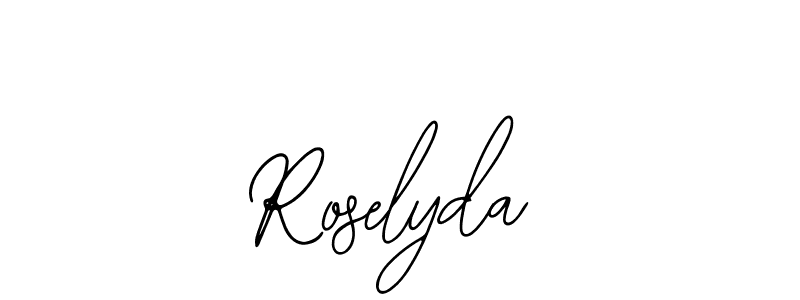 Bearetta-2O07w is a professional signature style that is perfect for those who want to add a touch of class to their signature. It is also a great choice for those who want to make their signature more unique. Get Roselyda name to fancy signature for free. Roselyda signature style 12 images and pictures png