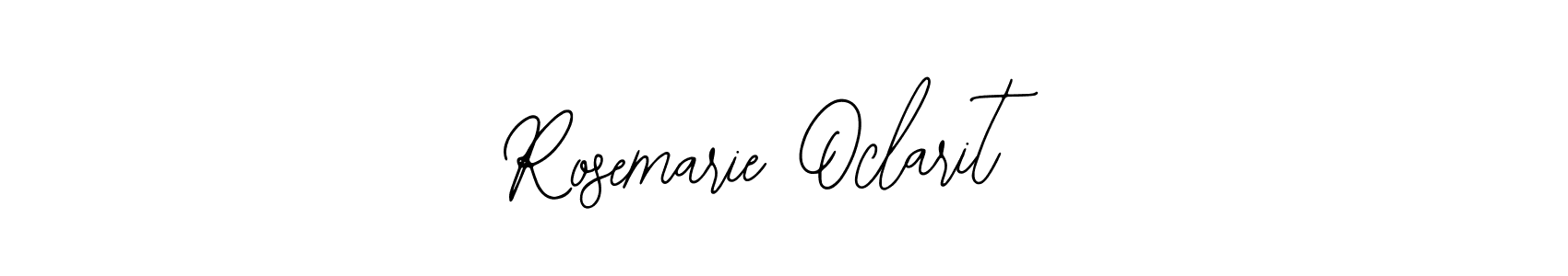 Make a short Rosemarie Oclarit signature style. Manage your documents anywhere anytime using Bearetta-2O07w. Create and add eSignatures, submit forms, share and send files easily. Rosemarie Oclarit signature style 12 images and pictures png