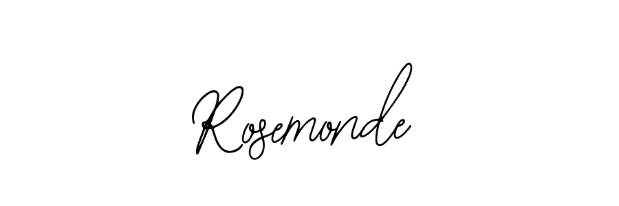 Also You can easily find your signature by using the search form. We will create Rosemonde name handwritten signature images for you free of cost using Bearetta-2O07w sign style. Rosemonde signature style 12 images and pictures png