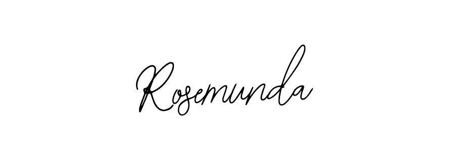 You should practise on your own different ways (Bearetta-2O07w) to write your name (Rosemunda) in signature. don't let someone else do it for you. Rosemunda signature style 12 images and pictures png