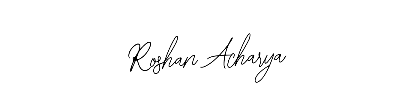 Also we have Roshan Acharya name is the best signature style. Create professional handwritten signature collection using Bearetta-2O07w autograph style. Roshan Acharya signature style 12 images and pictures png