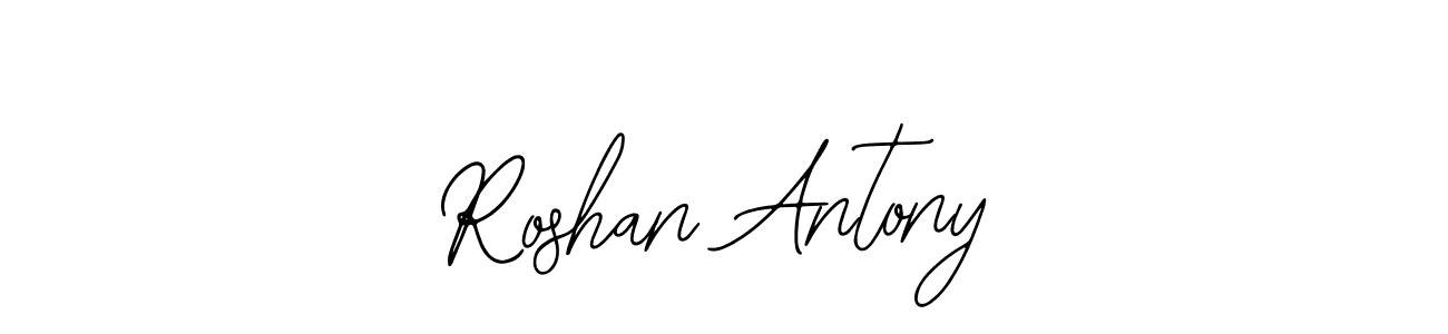 Make a short Roshan Antony signature style. Manage your documents anywhere anytime using Bearetta-2O07w. Create and add eSignatures, submit forms, share and send files easily. Roshan Antony signature style 12 images and pictures png