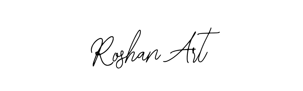 The best way (Bearetta-2O07w) to make a short signature is to pick only two or three words in your name. The name Roshan Art include a total of six letters. For converting this name. Roshan Art signature style 12 images and pictures png