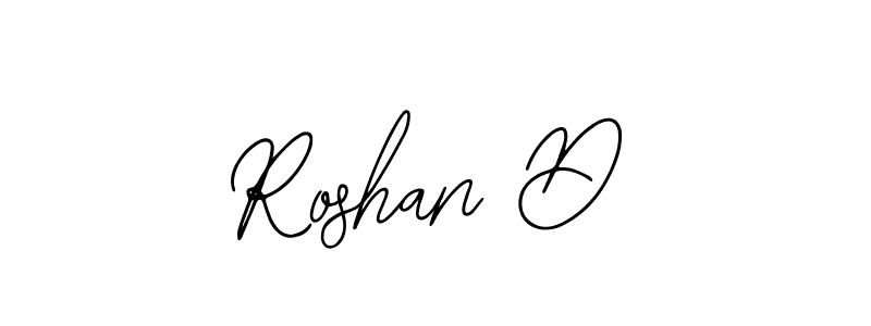 if you are searching for the best signature style for your name Roshan D. so please give up your signature search. here we have designed multiple signature styles  using Bearetta-2O07w. Roshan D signature style 12 images and pictures png