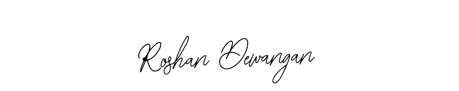 It looks lik you need a new signature style for name Roshan Dewangan. Design unique handwritten (Bearetta-2O07w) signature with our free signature maker in just a few clicks. Roshan Dewangan signature style 12 images and pictures png