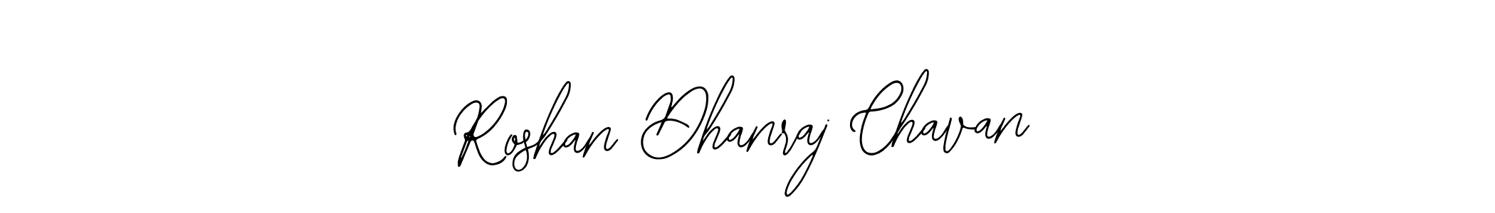 How to make Roshan Dhanraj Chavan name signature. Use Bearetta-2O07w style for creating short signs online. This is the latest handwritten sign. Roshan Dhanraj Chavan signature style 12 images and pictures png