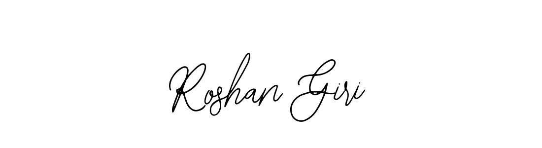 Design your own signature with our free online signature maker. With this signature software, you can create a handwritten (Bearetta-2O07w) signature for name Roshan Giri. Roshan Giri signature style 12 images and pictures png