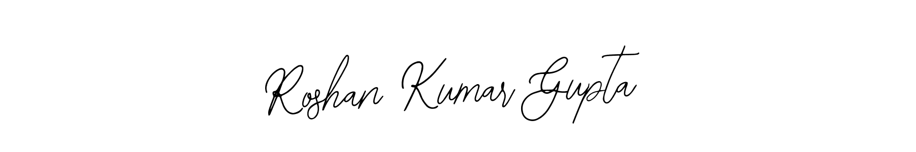 Make a beautiful signature design for name Roshan Kumar Gupta. With this signature (Bearetta-2O07w) style, you can create a handwritten signature for free. Roshan Kumar Gupta signature style 12 images and pictures png