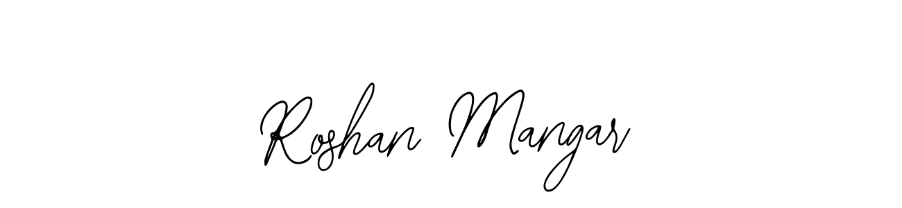 Similarly Bearetta-2O07w is the best handwritten signature design. Signature creator online .You can use it as an online autograph creator for name Roshan Mangar. Roshan Mangar signature style 12 images and pictures png