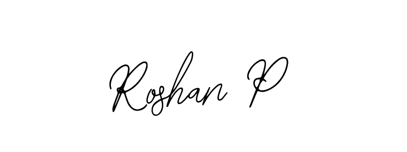 Create a beautiful signature design for name Roshan P. With this signature (Bearetta-2O07w) fonts, you can make a handwritten signature for free. Roshan P signature style 12 images and pictures png