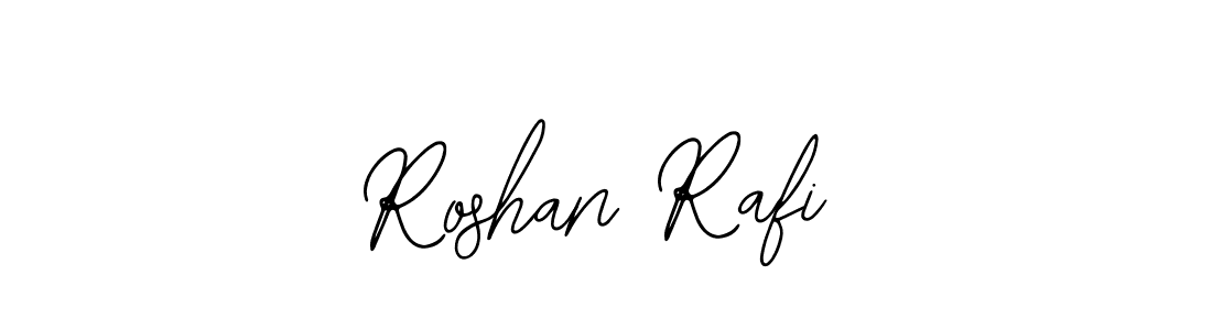 Similarly Bearetta-2O07w is the best handwritten signature design. Signature creator online .You can use it as an online autograph creator for name Roshan Rafi. Roshan Rafi signature style 12 images and pictures png