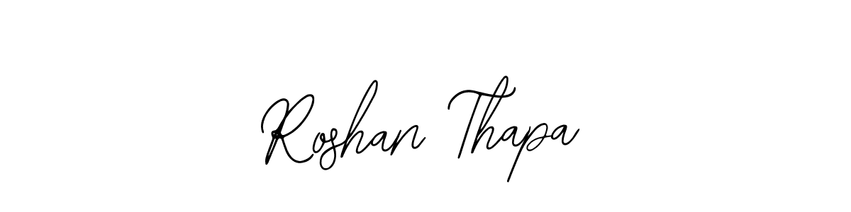 How to make Roshan Thapa signature? Bearetta-2O07w is a professional autograph style. Create handwritten signature for Roshan Thapa name. Roshan Thapa signature style 12 images and pictures png