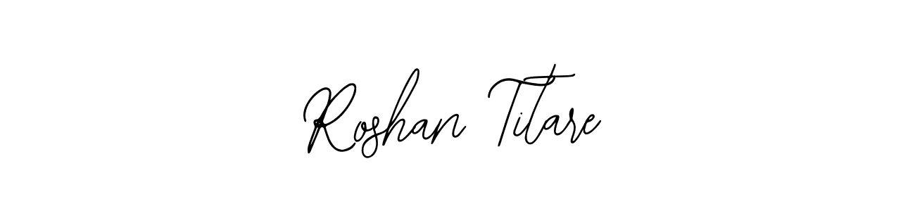 if you are searching for the best signature style for your name Roshan Titare. so please give up your signature search. here we have designed multiple signature styles  using Bearetta-2O07w. Roshan Titare signature style 12 images and pictures png