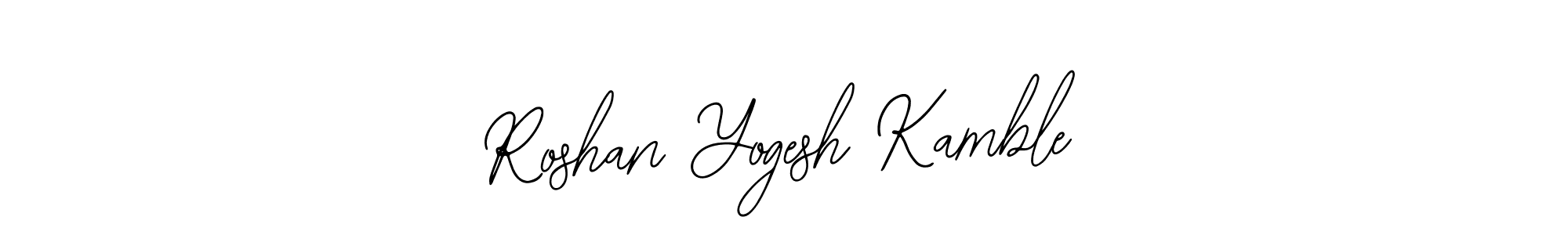 Use a signature maker to create a handwritten signature online. With this signature software, you can design (Bearetta-2O07w) your own signature for name Roshan Yogesh Kamble. Roshan Yogesh Kamble signature style 12 images and pictures png