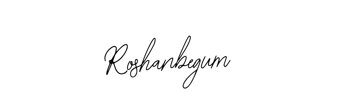 The best way (Bearetta-2O07w) to make a short signature is to pick only two or three words in your name. The name Roshanbegum include a total of six letters. For converting this name. Roshanbegum signature style 12 images and pictures png