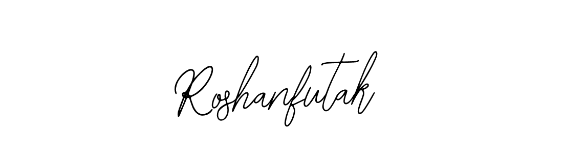 How to make Roshanfutak signature? Bearetta-2O07w is a professional autograph style. Create handwritten signature for Roshanfutak name. Roshanfutak signature style 12 images and pictures png