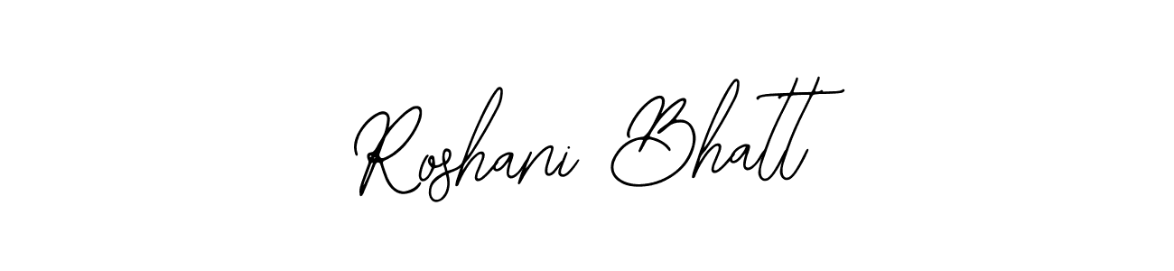 Design your own signature with our free online signature maker. With this signature software, you can create a handwritten (Bearetta-2O07w) signature for name Roshani Bhatt. Roshani Bhatt signature style 12 images and pictures png