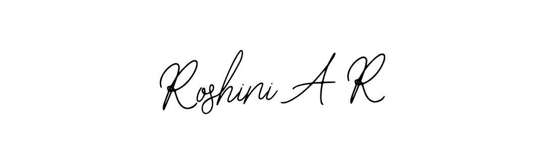 How to make Roshini A R signature? Bearetta-2O07w is a professional autograph style. Create handwritten signature for Roshini A R name. Roshini A R signature style 12 images and pictures png