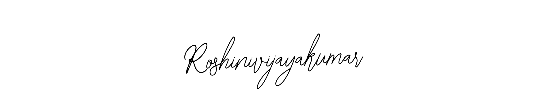Use a signature maker to create a handwritten signature online. With this signature software, you can design (Bearetta-2O07w) your own signature for name Roshinivijayakumar. Roshinivijayakumar signature style 12 images and pictures png