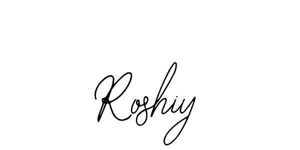 You should practise on your own different ways (Bearetta-2O07w) to write your name (Roshiy) in signature. don't let someone else do it for you. Roshiy signature style 12 images and pictures png