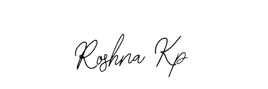 Design your own signature with our free online signature maker. With this signature software, you can create a handwritten (Bearetta-2O07w) signature for name Roshna Kp. Roshna Kp signature style 12 images and pictures png