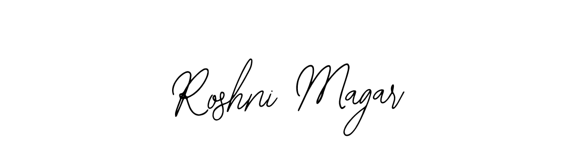 Also You can easily find your signature by using the search form. We will create Roshni Magar name handwritten signature images for you free of cost using Bearetta-2O07w sign style. Roshni Magar signature style 12 images and pictures png