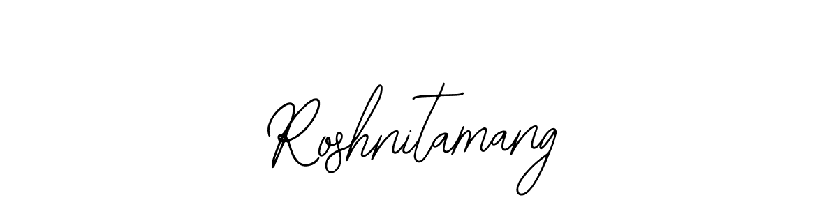 Also You can easily find your signature by using the search form. We will create Roshnitamang name handwritten signature images for you free of cost using Bearetta-2O07w sign style. Roshnitamang signature style 12 images and pictures png