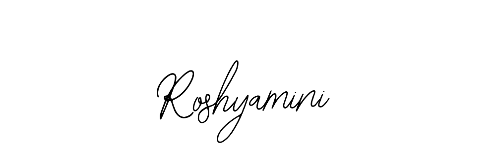 Design your own signature with our free online signature maker. With this signature software, you can create a handwritten (Bearetta-2O07w) signature for name Roshyamini. Roshyamini signature style 12 images and pictures png