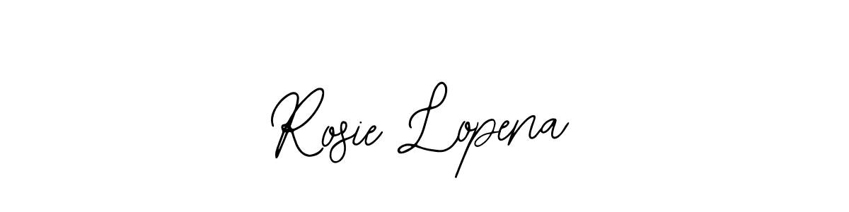 How to make Rosie Lopena name signature. Use Bearetta-2O07w style for creating short signs online. This is the latest handwritten sign. Rosie Lopena signature style 12 images and pictures png