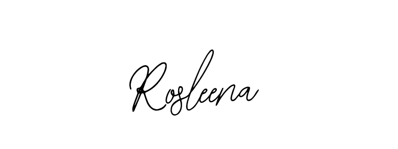 Rosleena stylish signature style. Best Handwritten Sign (Bearetta-2O07w) for my name. Handwritten Signature Collection Ideas for my name Rosleena. Rosleena signature style 12 images and pictures png