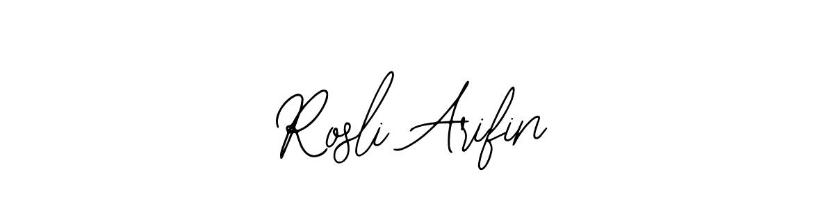 Make a beautiful signature design for name Rosli Arifin. With this signature (Bearetta-2O07w) style, you can create a handwritten signature for free. Rosli Arifin signature style 12 images and pictures png