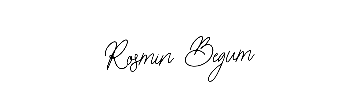 Bearetta-2O07w is a professional signature style that is perfect for those who want to add a touch of class to their signature. It is also a great choice for those who want to make their signature more unique. Get Rosmin Begum name to fancy signature for free. Rosmin Begum signature style 12 images and pictures png