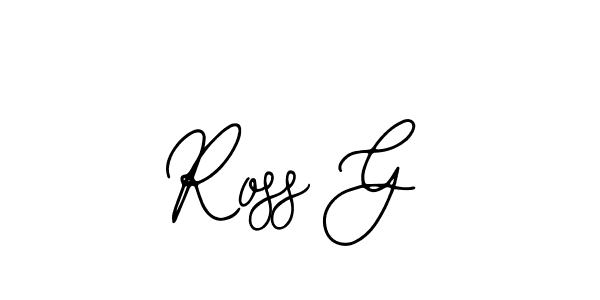 Similarly Bearetta-2O07w is the best handwritten signature design. Signature creator online .You can use it as an online autograph creator for name Ross G. Ross G signature style 12 images and pictures png