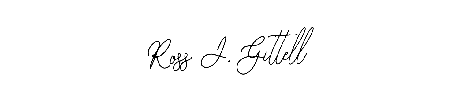 The best way (Bearetta-2O07w) to make a short signature is to pick only two or three words in your name. The name Ross J. Gittell include a total of six letters. For converting this name. Ross J. Gittell signature style 12 images and pictures png