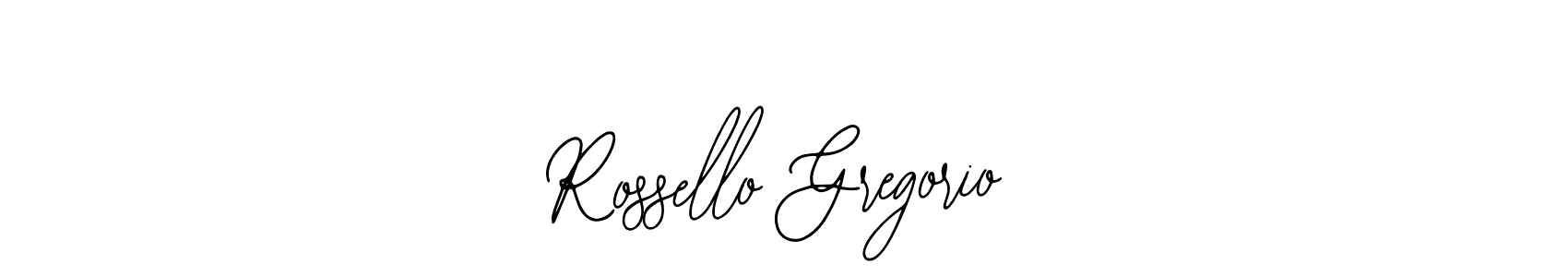 The best way (Bearetta-2O07w) to make a short signature is to pick only two or three words in your name. The name Rossello Gregorio include a total of six letters. For converting this name. Rossello Gregorio signature style 12 images and pictures png