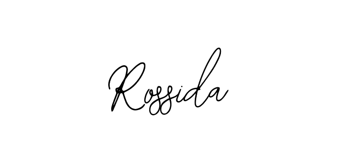 Use a signature maker to create a handwritten signature online. With this signature software, you can design (Bearetta-2O07w) your own signature for name Rossida. Rossida signature style 12 images and pictures png