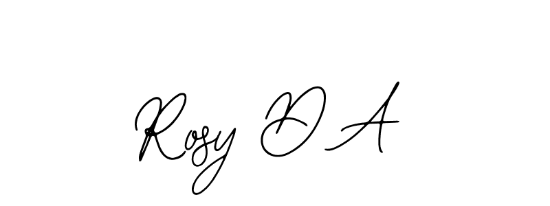 Rosy D A stylish signature style. Best Handwritten Sign (Bearetta-2O07w) for my name. Handwritten Signature Collection Ideas for my name Rosy D A. Rosy D A signature style 12 images and pictures png