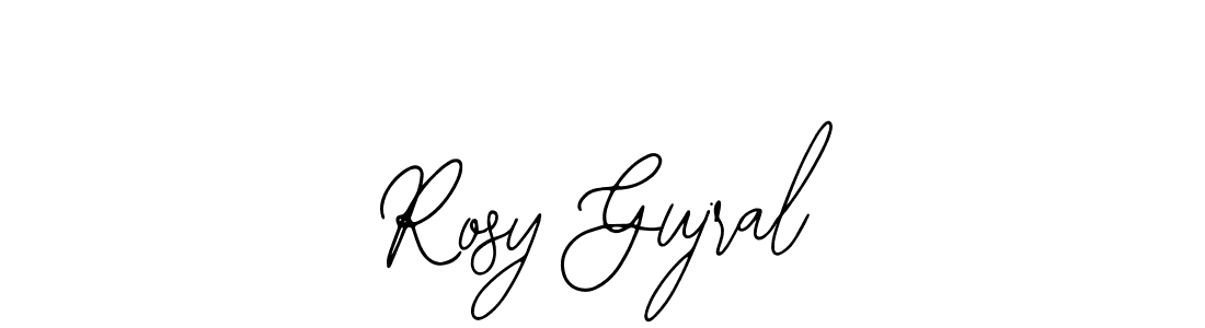 The best way (Bearetta-2O07w) to make a short signature is to pick only two or three words in your name. The name Rosy Gujral include a total of six letters. For converting this name. Rosy Gujral signature style 12 images and pictures png