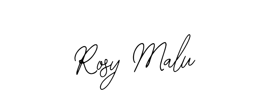 Make a beautiful signature design for name Rosy Malu. Use this online signature maker to create a handwritten signature for free. Rosy Malu signature style 12 images and pictures png