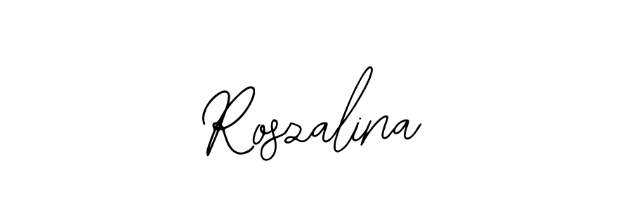 Make a beautiful signature design for name Roszalina. Use this online signature maker to create a handwritten signature for free. Roszalina signature style 12 images and pictures png