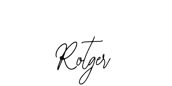 How to make Rotger name signature. Use Bearetta-2O07w style for creating short signs online. This is the latest handwritten sign. Rotger signature style 12 images and pictures png